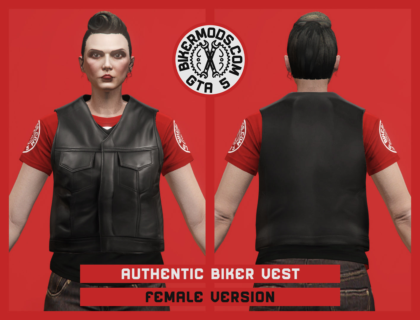 Authentic Biker Vest (Female)