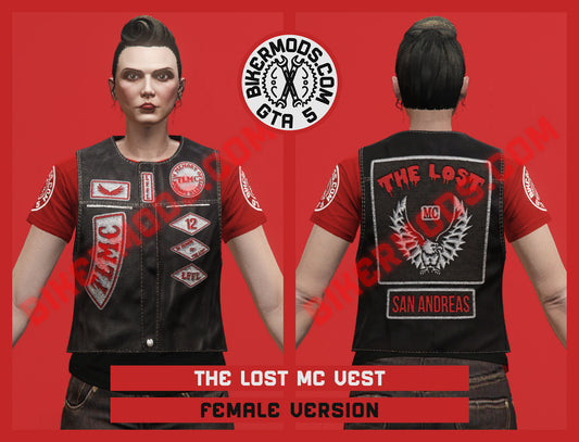 Bad Boy Dark Vest (Female) The Lost MC Alternate Style