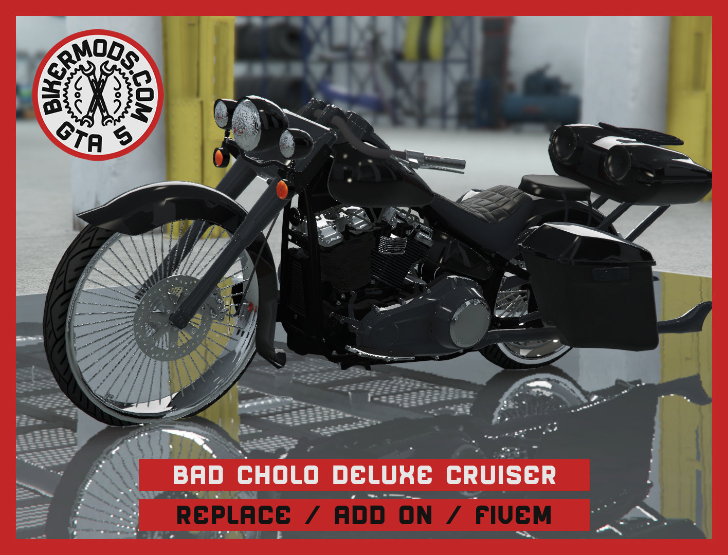 Bad Cholo Deluxe Cruiser Style (Replace / Add On / FiveM) 198k Poly