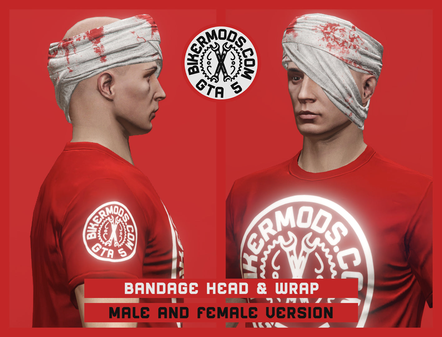 Bandage Head & Face Wrap