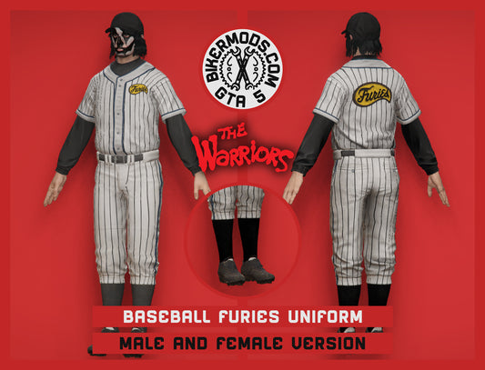 Baseball Furies Uniform (Male and Female) Alternate Version