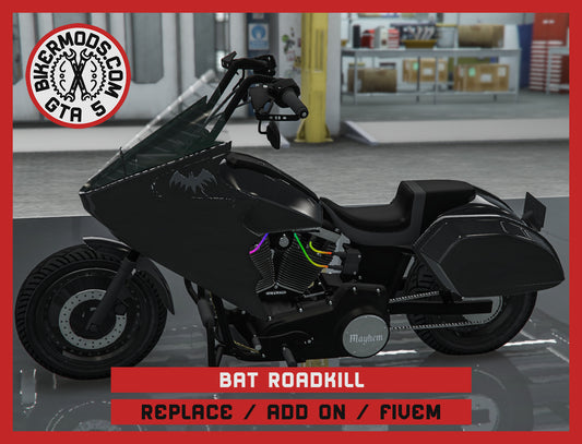 Bat Roadkill (Replace / Add On / FiveM) 283k Poly