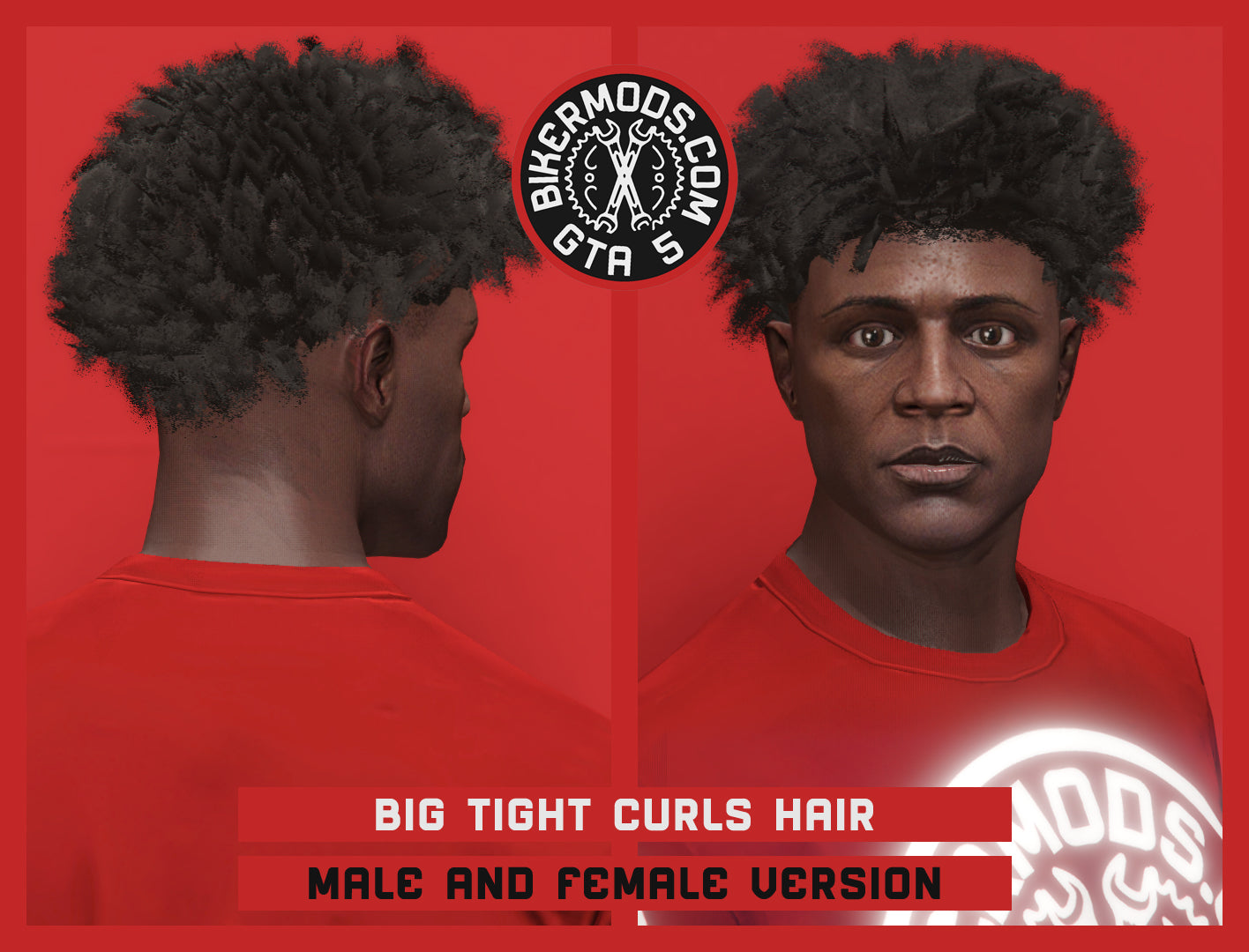 Big Tight Curls Hair