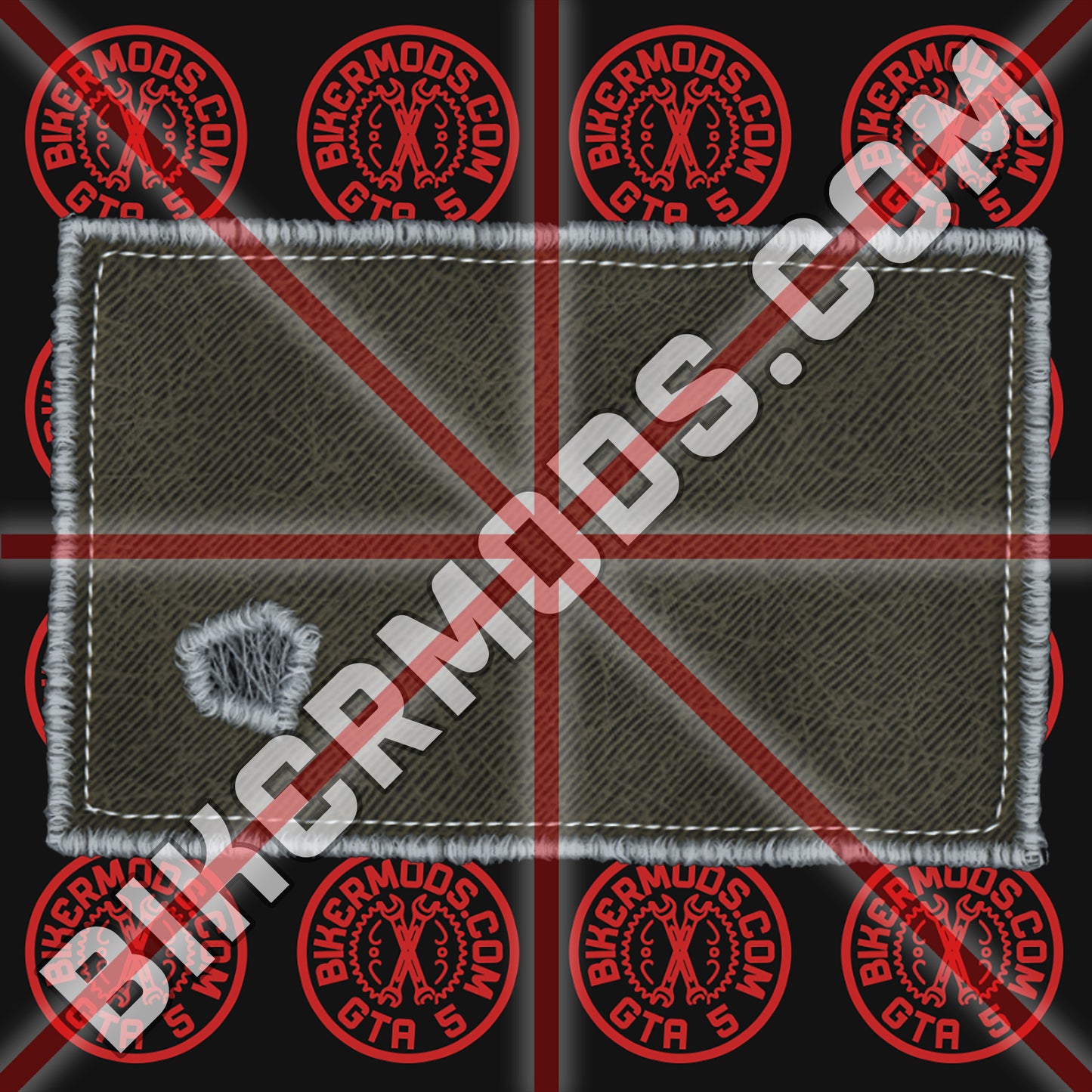 Biker Box Flash Patch (Brown)