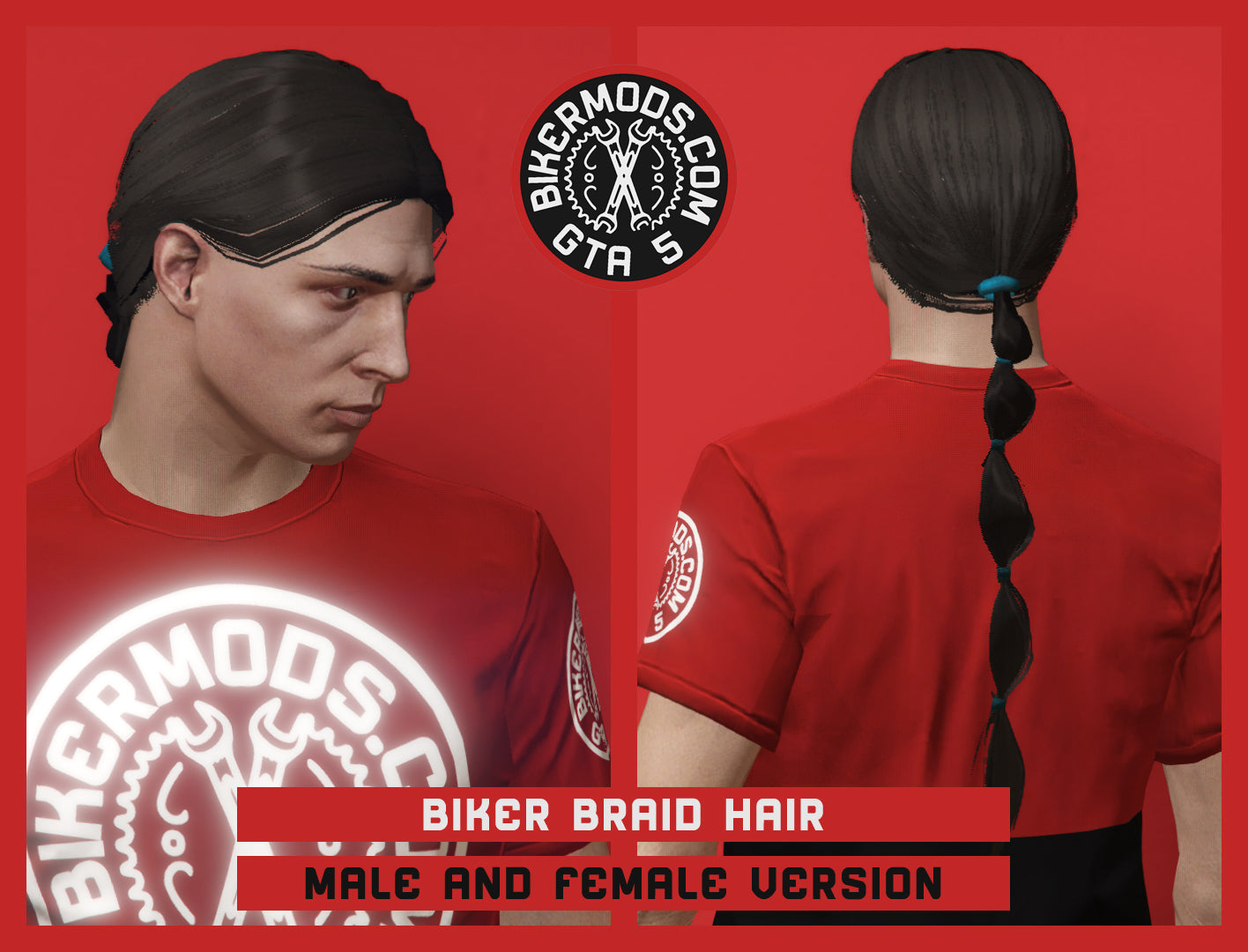 Biker Braid Hair