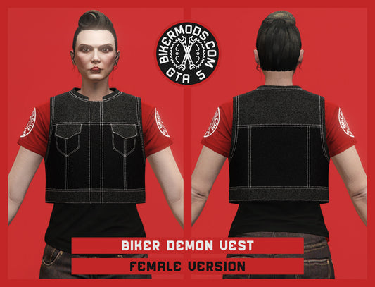 Biker Demon Vest (Female)
