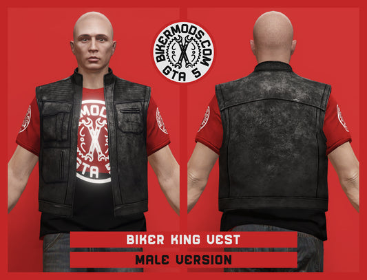 Biker King Vest (Male)