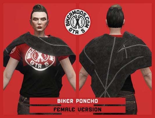 Biker Poncho (Female)