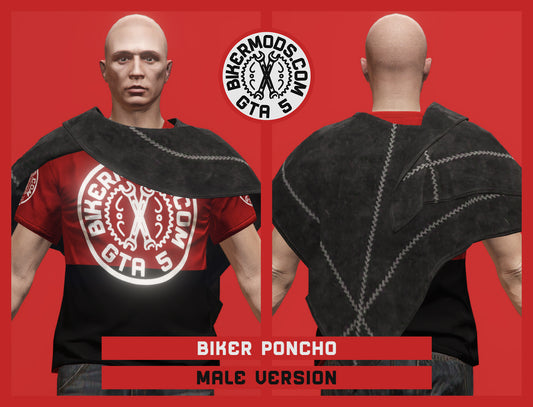 Biker Poncho (Male)