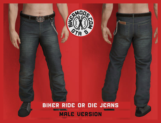 Biker Ride or Die Jeans