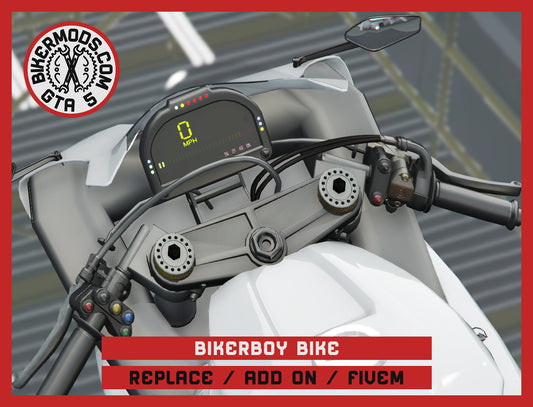 Bikerboy Bike (Replace / Add On / FiveM) 101k Poly