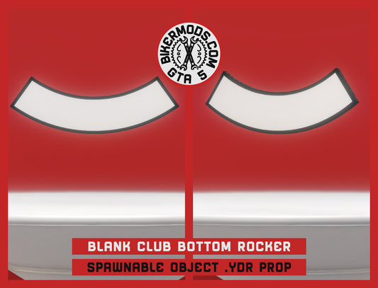 Blank Club Bottom Rocker Prop