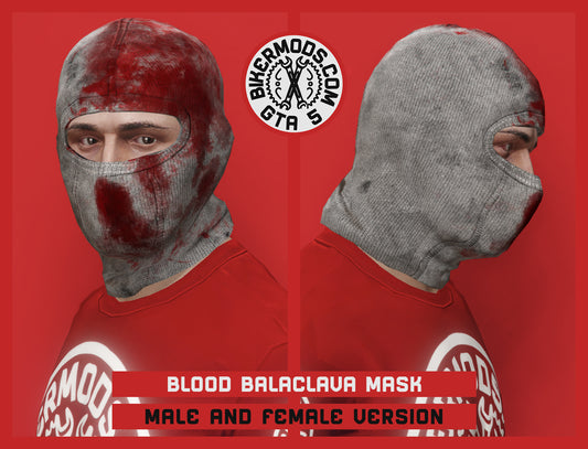 Blood Balaclava Mask