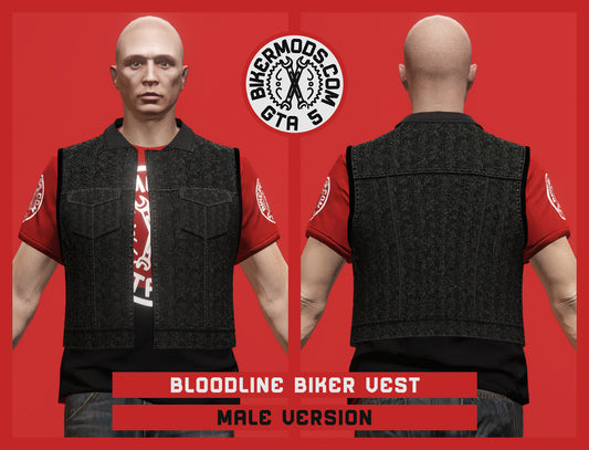 Bloodline Biker Vest (Male)