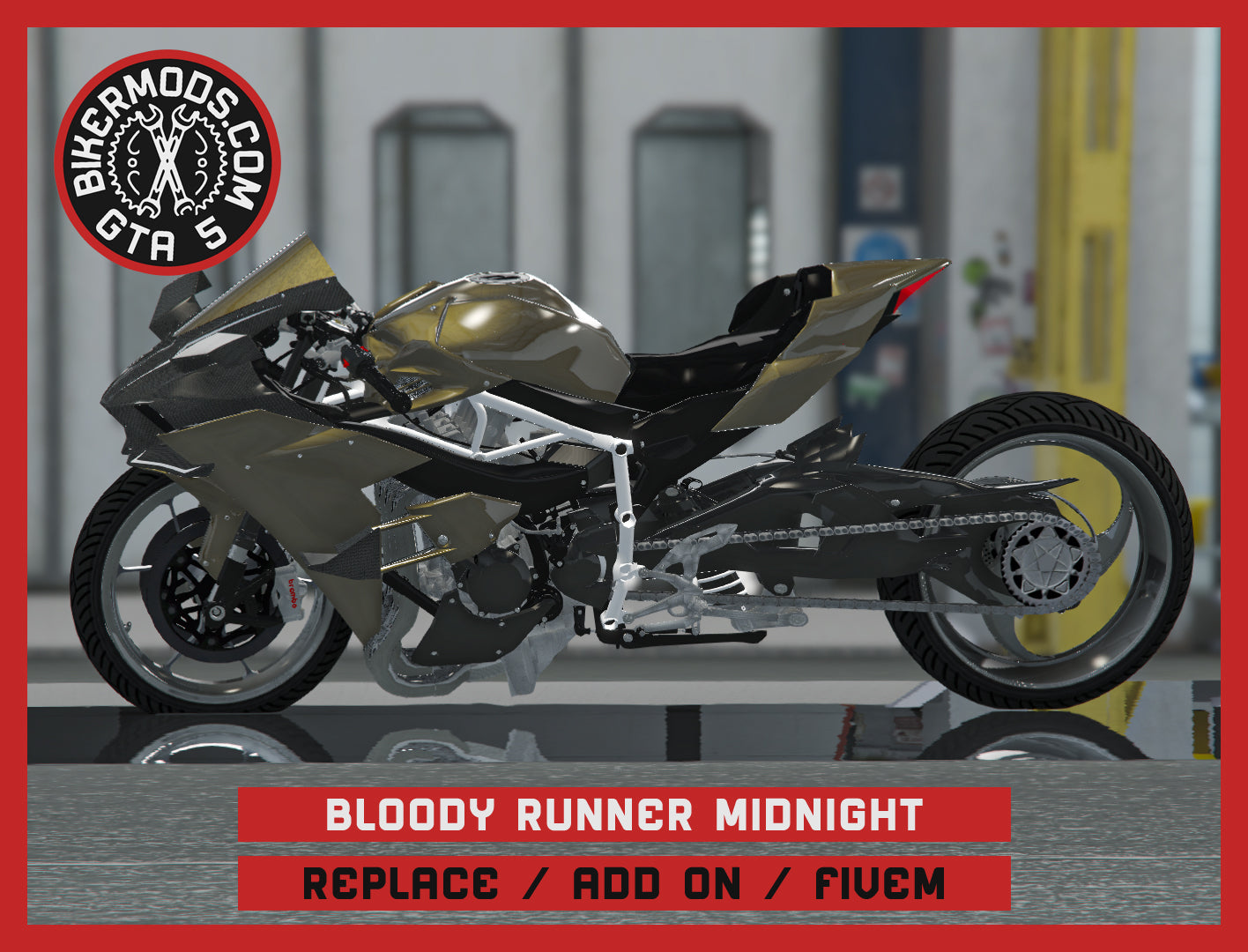 Bloody Runner Midnight (Replace / Add On / FiveM) 186k Poly
