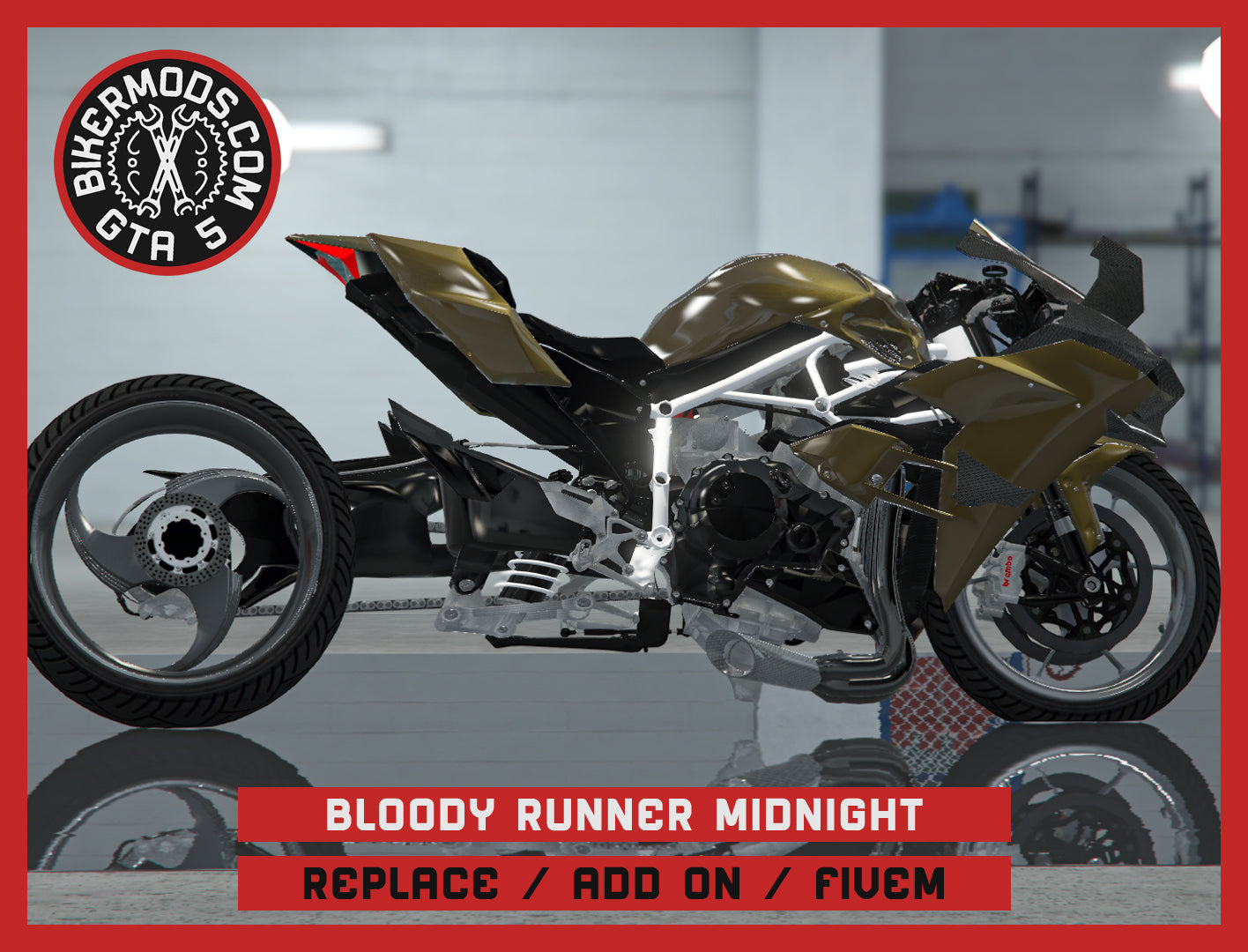Bloody Runner Midnight (Replace / Add On / FiveM) 186k Poly
