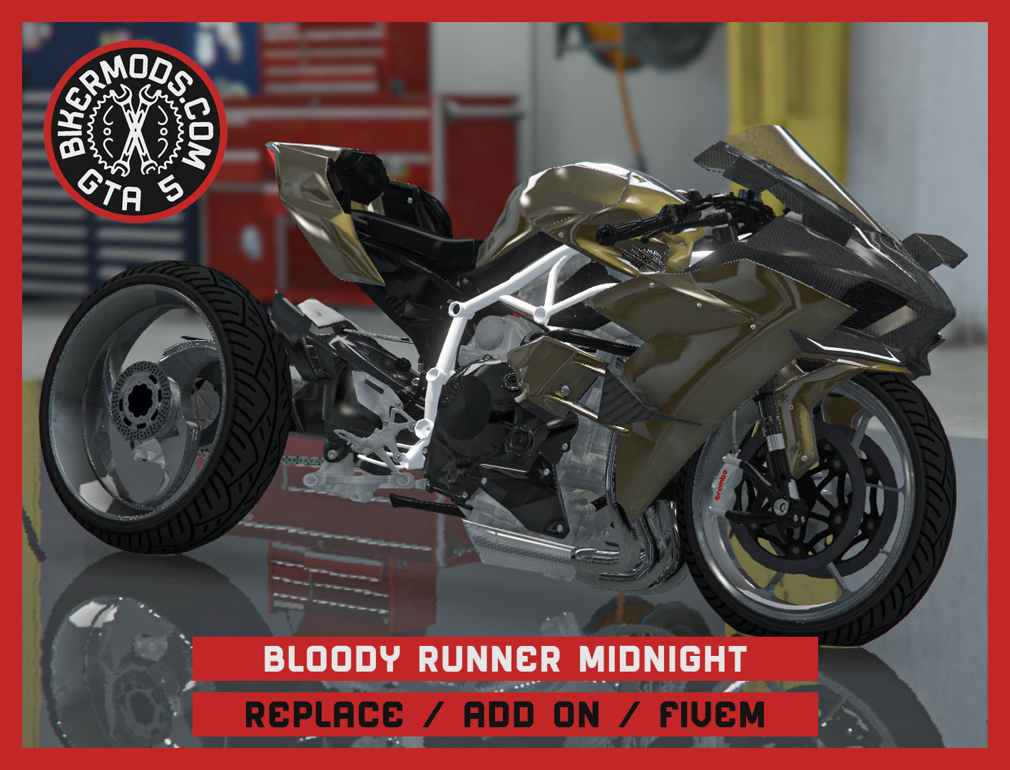 Bloody Runner Midnight (Replace / Add On / FiveM) 186k Poly