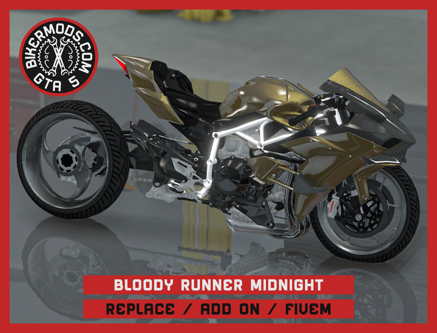 Bloody Runner Midnight (Replace / Add On / FiveM) 186k Poly