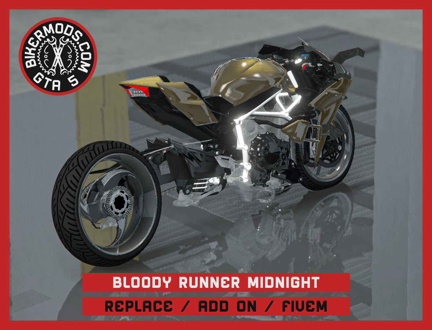 Bloody Runner Midnight (Replace / Add On / FiveM) 186k Poly