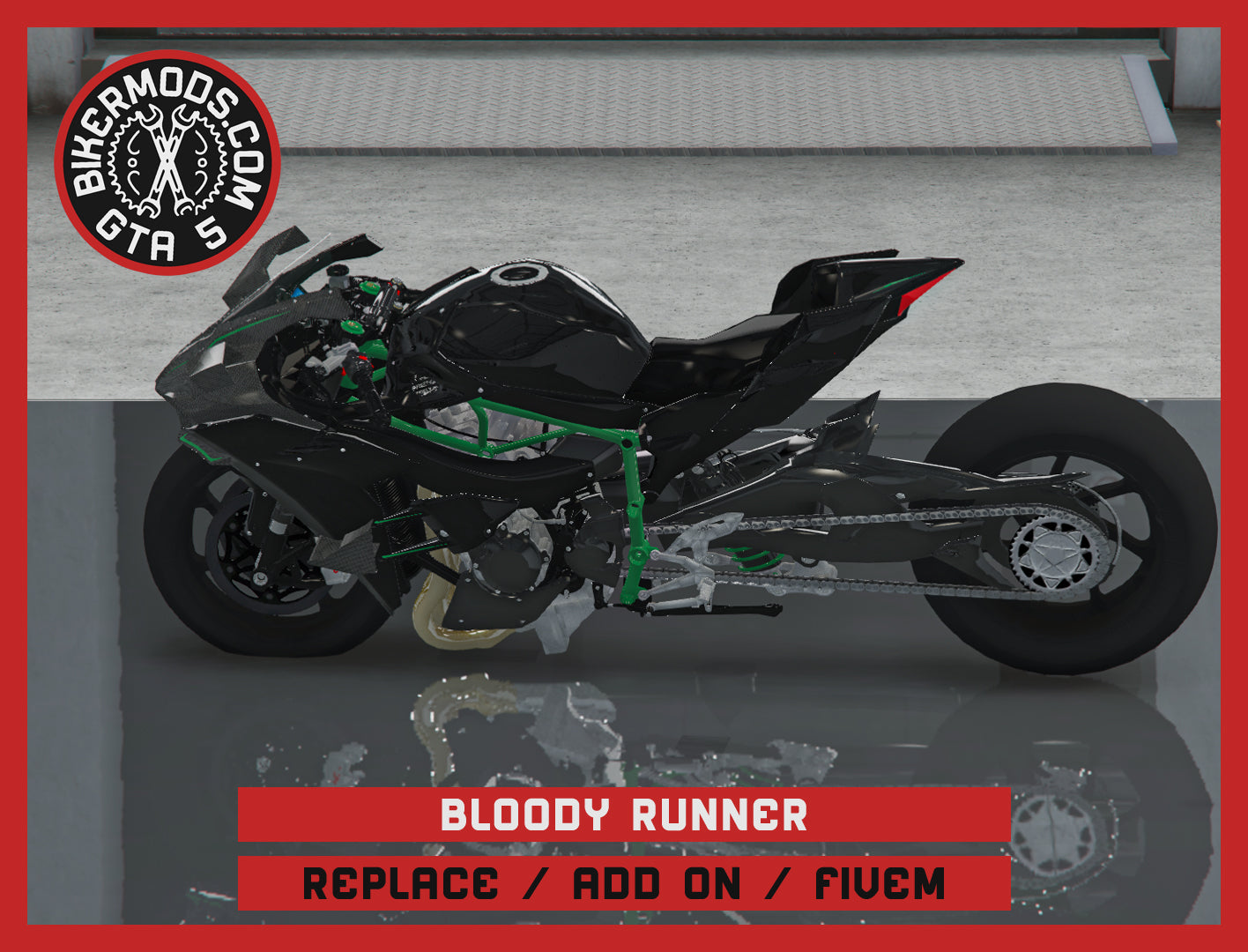 Bloody Runner (Replace / Add On / FiveM) 186k Poly