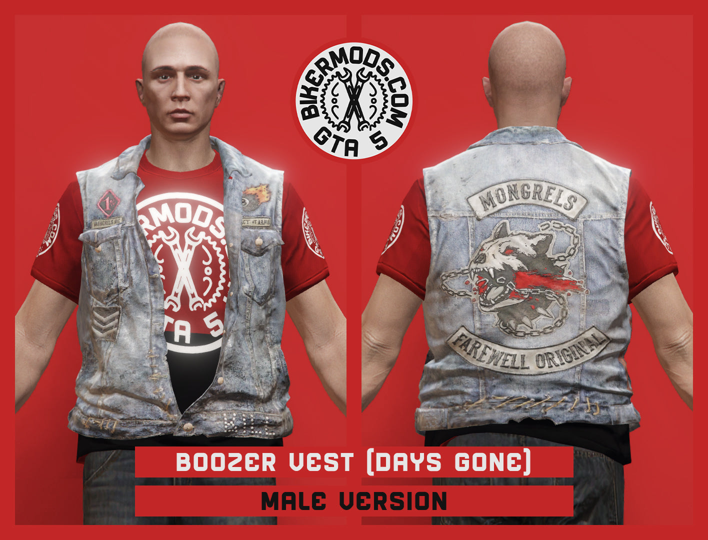 Boozer Vest from "Days Gone" (Male)