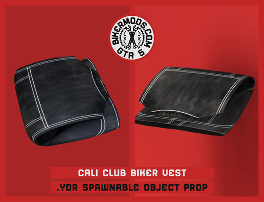 Cali Club Biker Vest Object (Folded Prop)