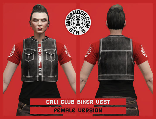 Cali Club Biker Vest (Female) Open Style