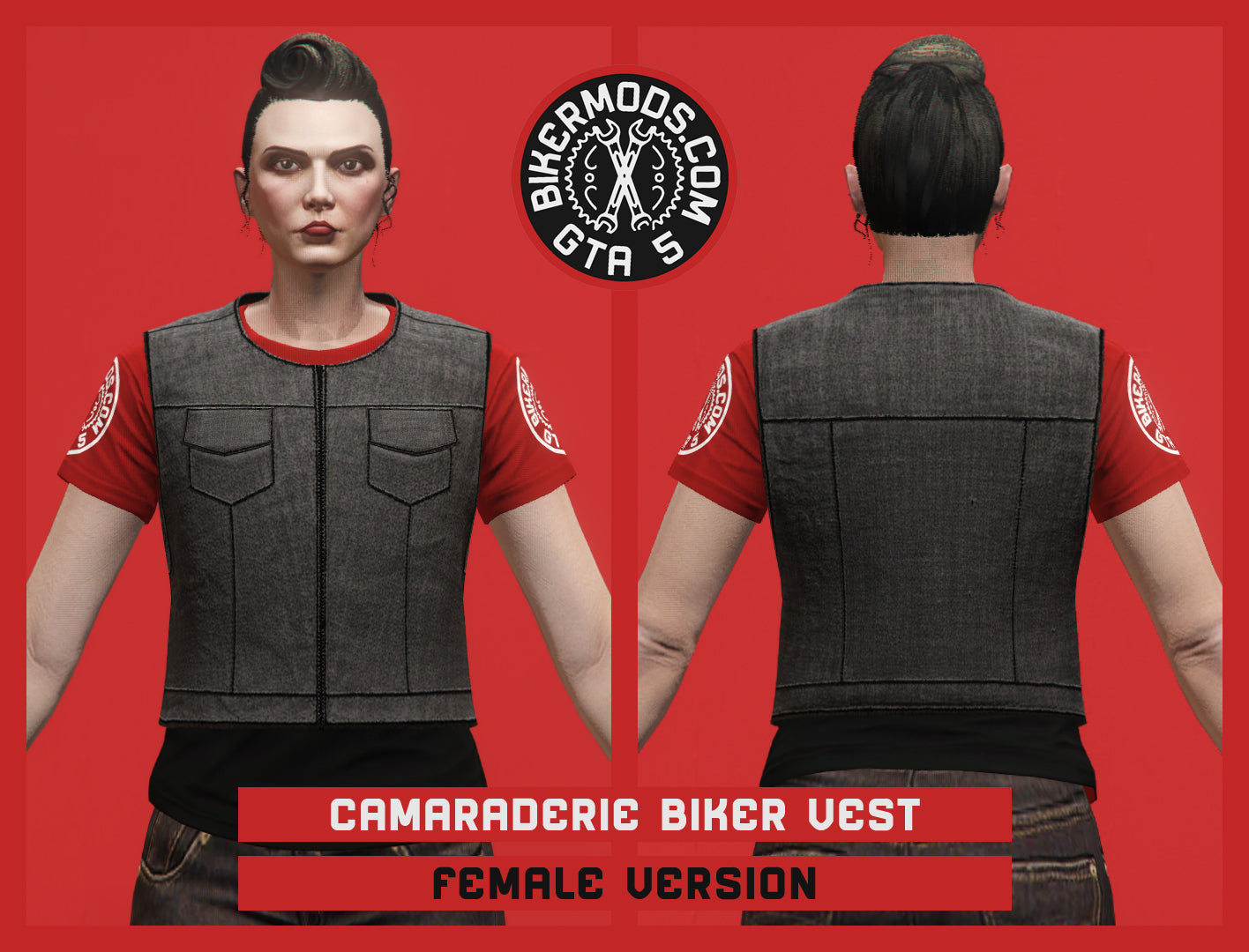 Camaraderie Biker Vest (Female)