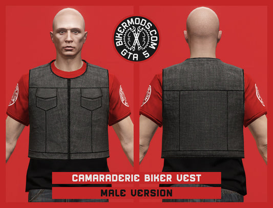 Camaraderie Biker Vest (Male)