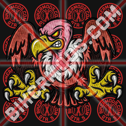 Cartoon Vulture Emblem
