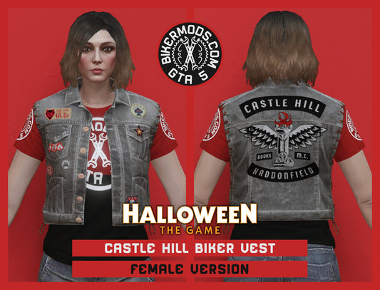 Castle Hill Biker Vest (Female) Halloween The Game