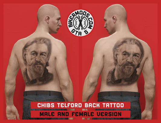 Chibs Telford Back Tattoo (SOA)