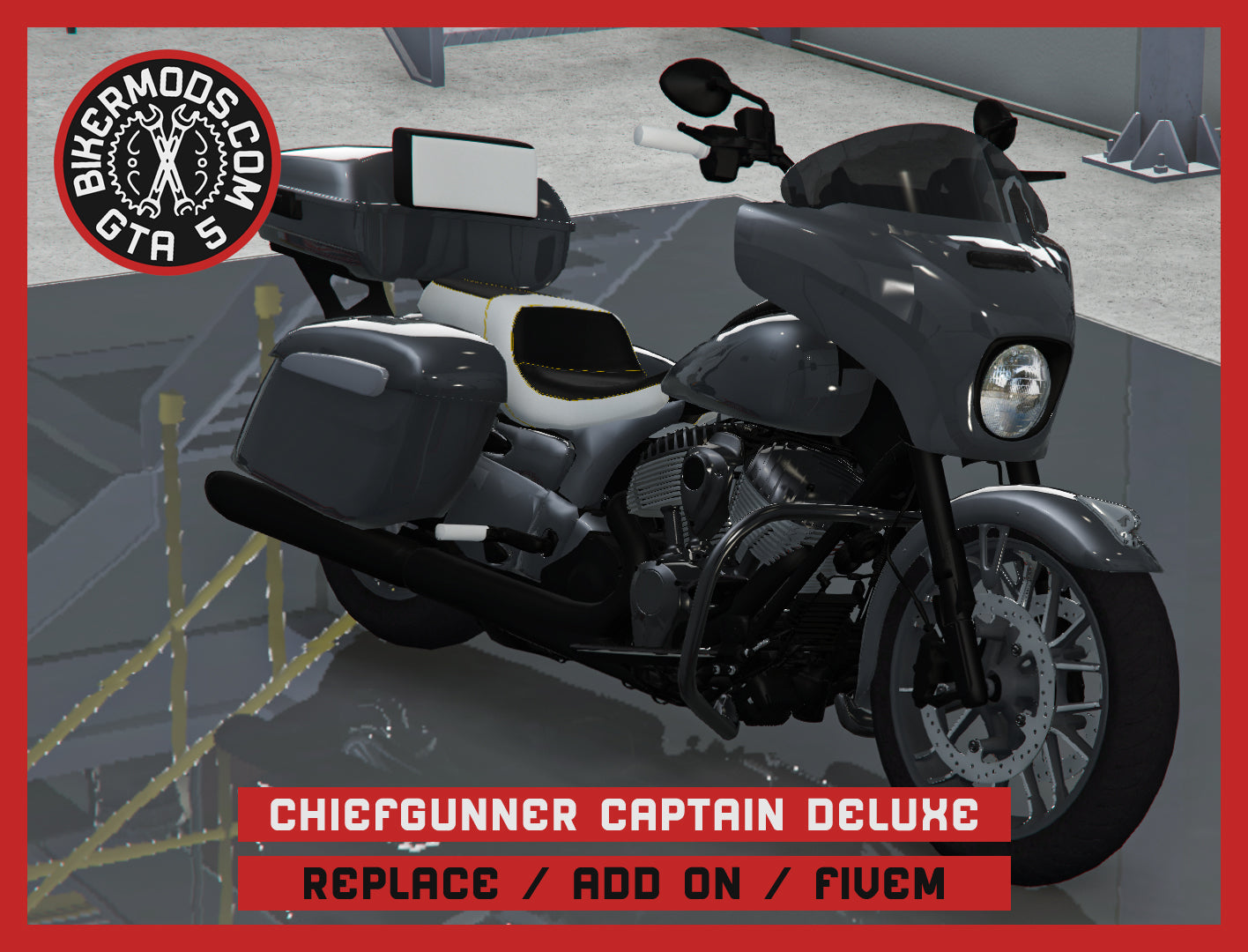 Chiefgunner Captain Deluxe (Replace / Add On / FiveM) 202k Poly
