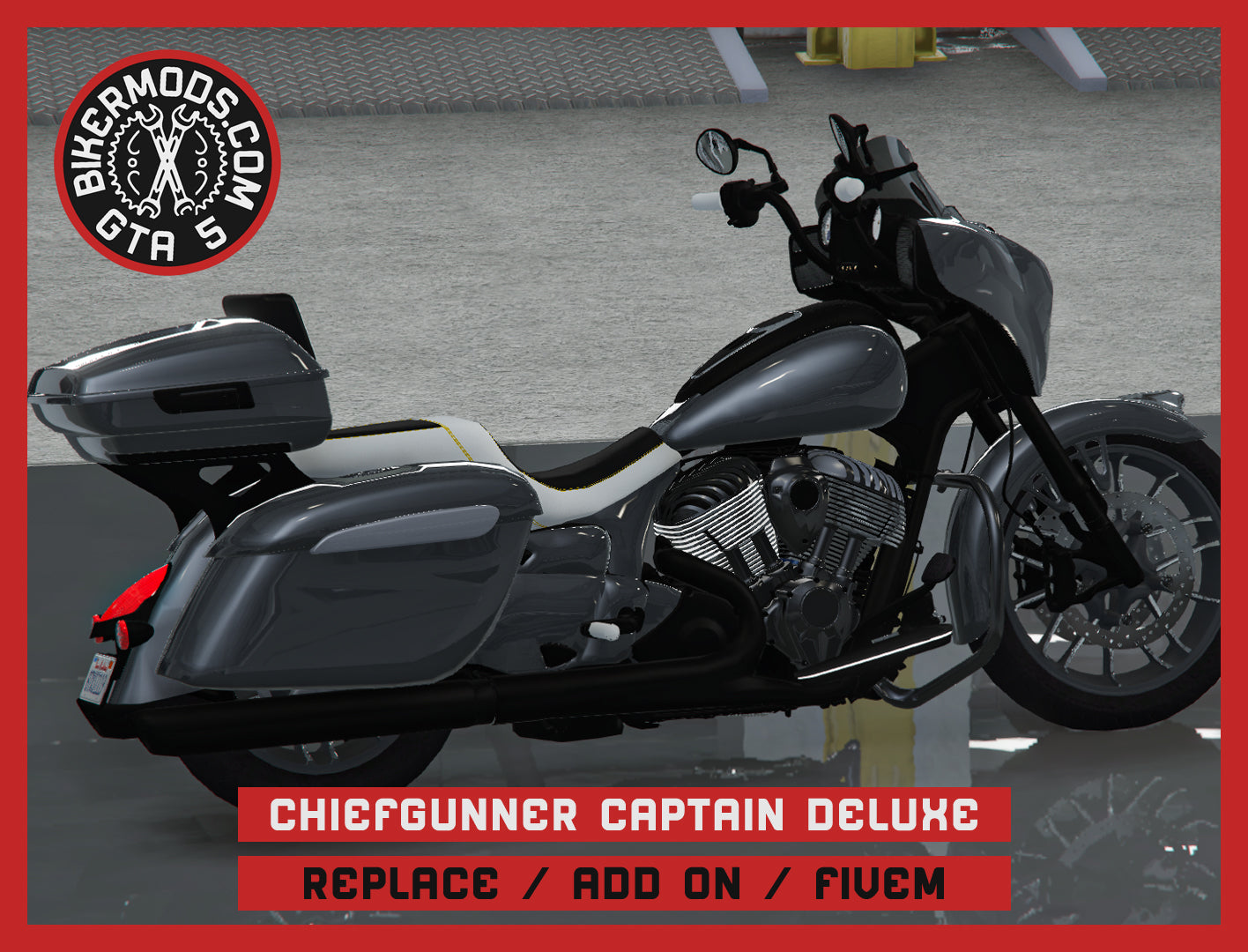 Chiefgunner Captain Deluxe (Replace / Add On / FiveM) 202k Poly