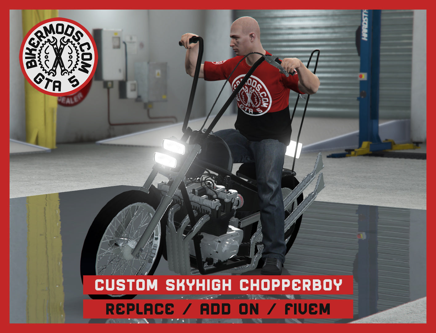 Custom Skyhigh Chopperboy (Replace Add On FiveM) 153k Poly