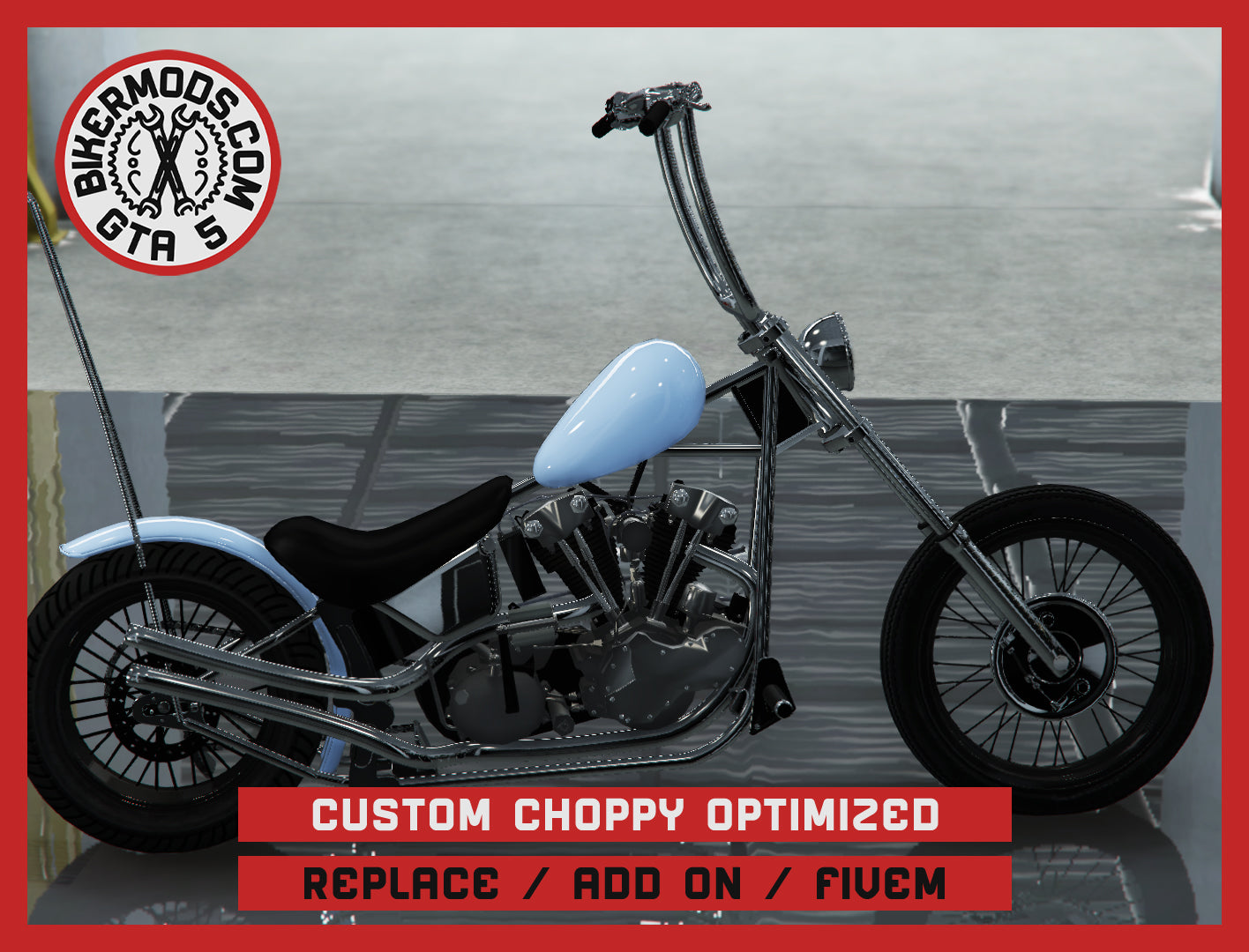 Custom Choppy Optimized (Replace / Add On / FiveM) 95k Poly