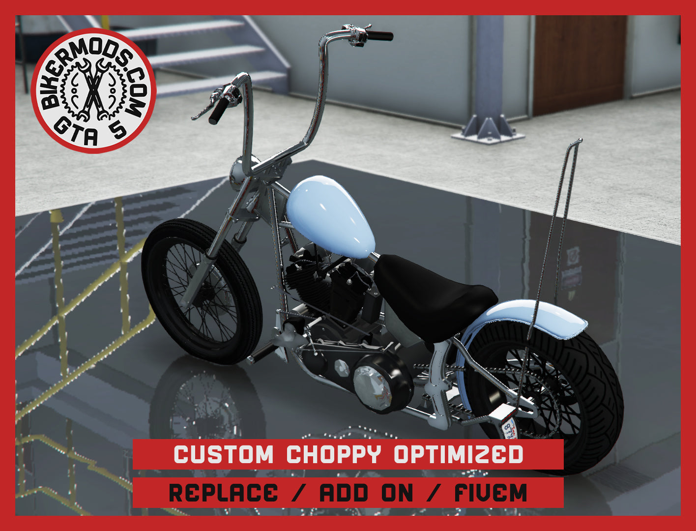 Custom Choppy Optimized (Replace / Add On / FiveM) 95k Poly