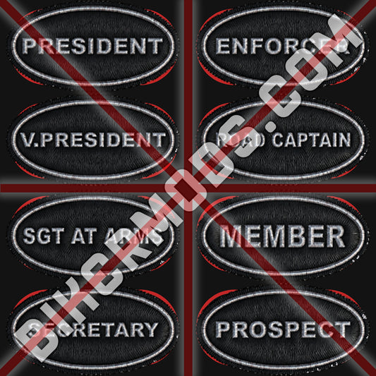 Circle Style Ranks Flash Set (Black)