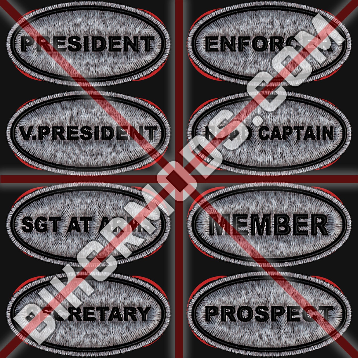 Circle Style Ranks Flash Set (White)