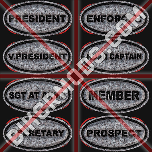 Circle Style Ranks Flash Set (White)