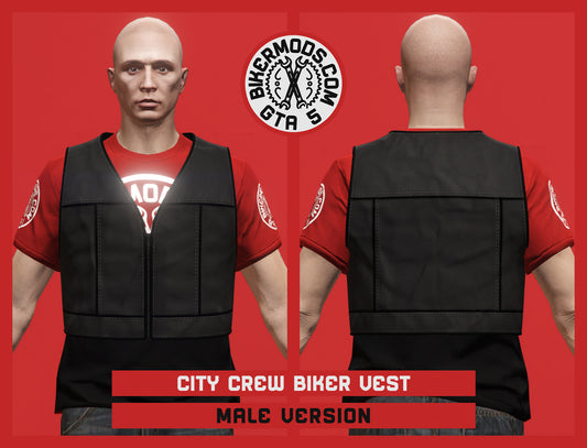 City Crew Biker Vest (Male)