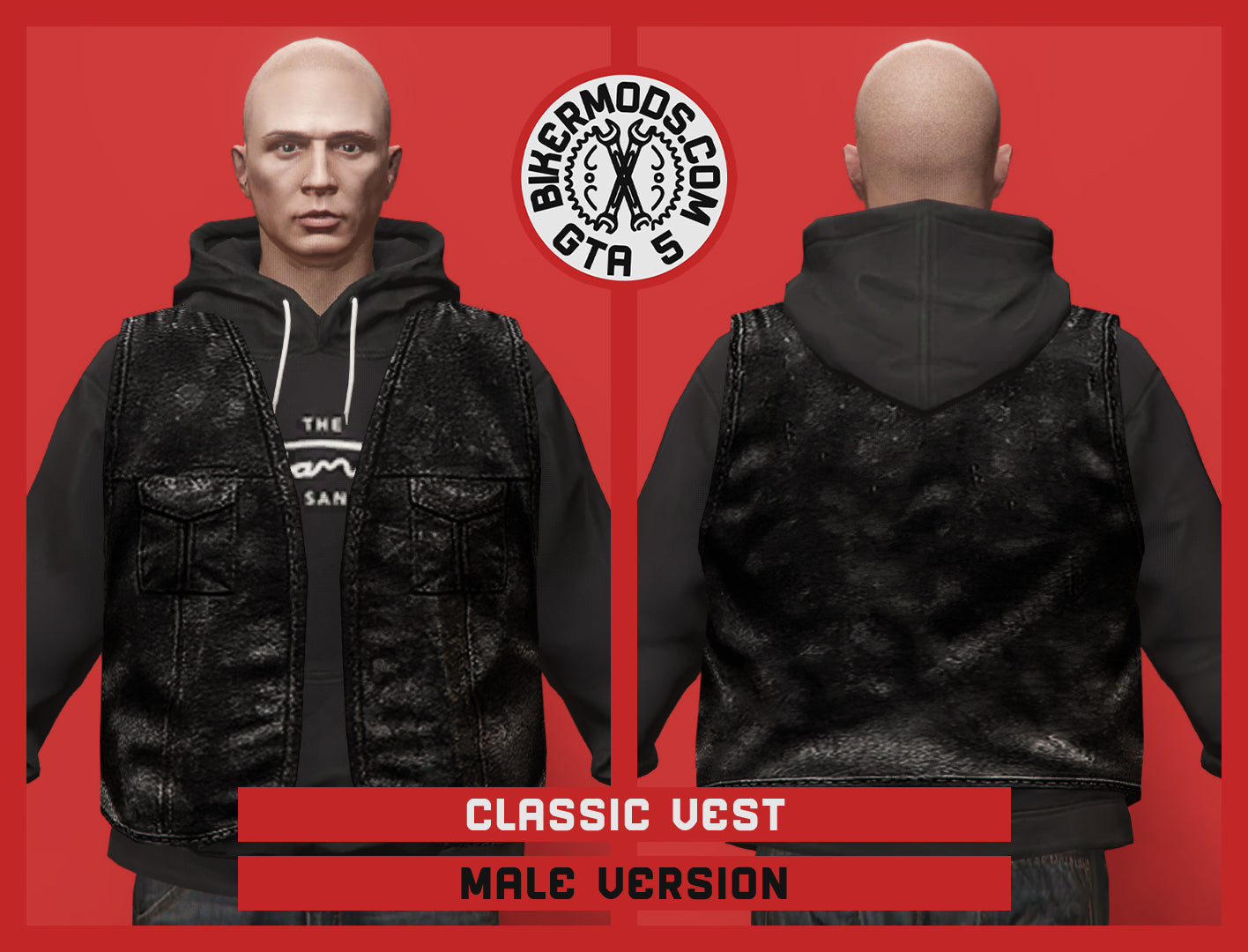 Classic Vest (Male) Hoodie Fit