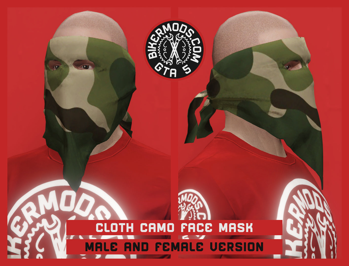 Cloth Camo Face Mask