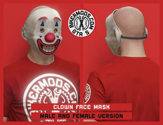 Clown Face Mask