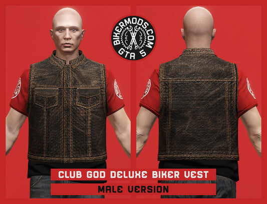 Club God Deluxe Biker Vest (Male)