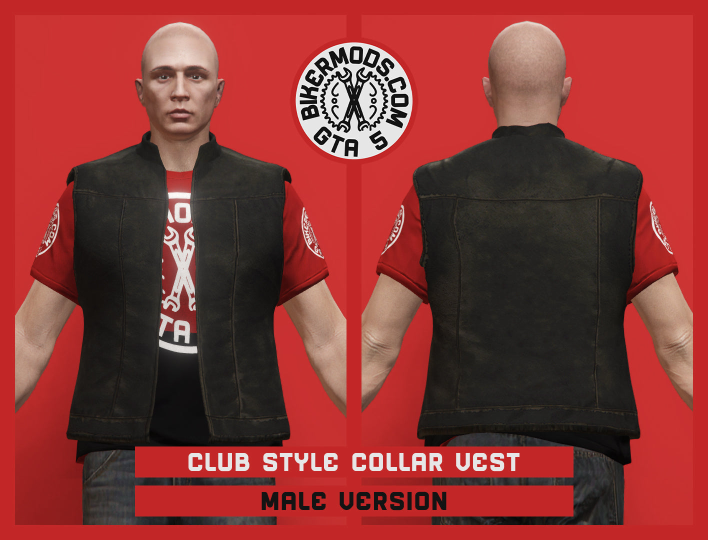 Club Style Collar Vest (Male)