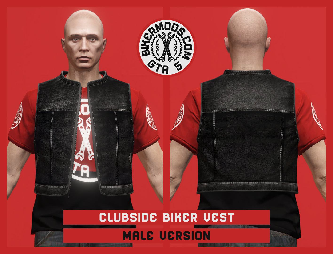 Clubside Biker Vest (Male)