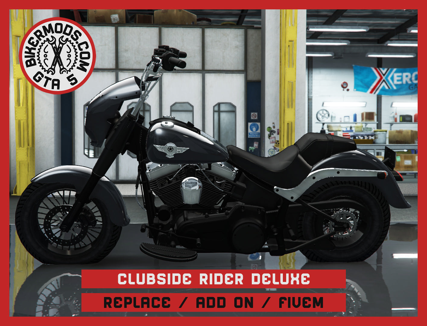 Clubside Rider Deluxe (Replace / Add On / FiveM) 105k Poly