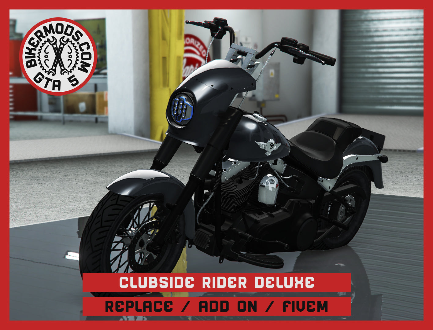 Clubside Rider Deluxe (Replace / Add On / FiveM) 105k Poly