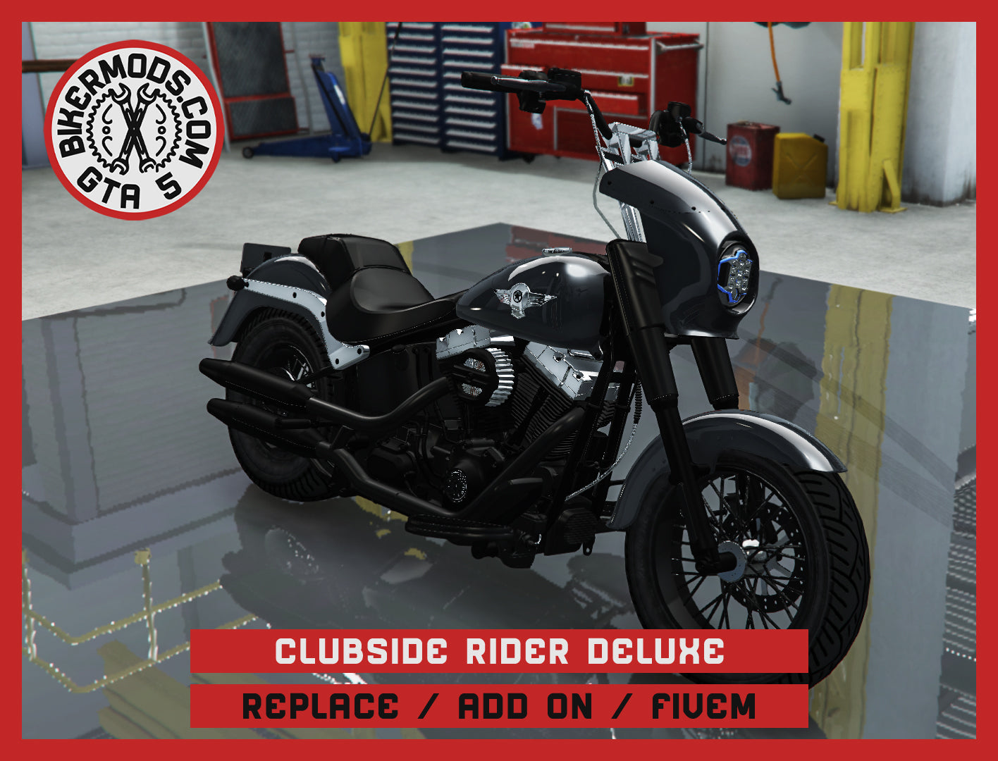 Clubside Rider Deluxe (Replace / Add On / FiveM) 105k Poly